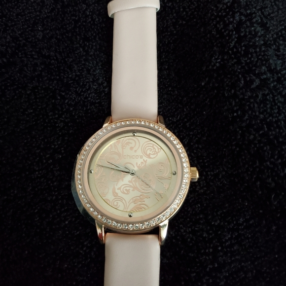Chicos pink leather watch  NWT - Picture 4 of 4